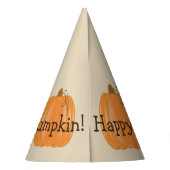 Little Pumpkin First Birthday Pet Feesthoedjes (Achterkant)