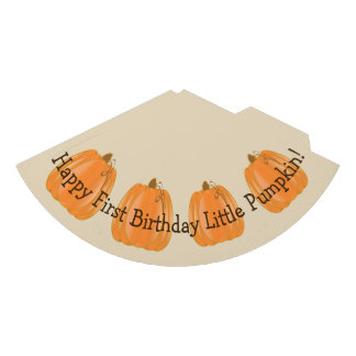 Little Pumpkin First Birthday Pet Feesthoedjes