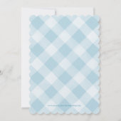 Little Pumpkin Floral Boy Baby shower Uitnodiging (Achterkant)