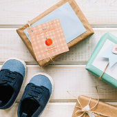 Little Pumpkin Gender Neutral Herfst Baby shower Bedankjes Labels