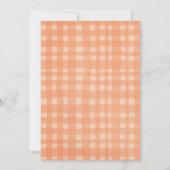 Little Pumpkin Gender Neutral Herfst Baby shower Bedankkaart (Achterkant)