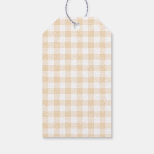 Little Pumpkin Gender Neutral Herfst Baby shower Cadeaulabel (Achterkant)