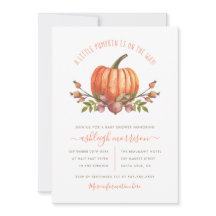 Little Pumpkin Gender Neutral Herfst Baby shower