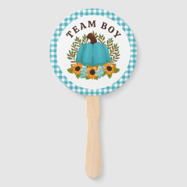 Little Pumpkin Gender Reveal Stem Jongen of Meisje Handwaaier