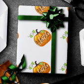 Little Pumpkin | Genderneutrale Baby Cadeaupapier