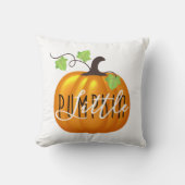 Little Pumpkin | Genderneutrale Baby Kussen (Voorkant)