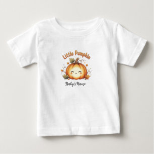 Little Pumpkin gepersonaliseerd Baby T-shirt