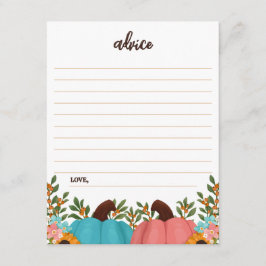 Little Pumpkin Geslacht Reveal Advies Informatiekaartje