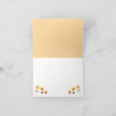 Little Pumpkin Girl 1e verjaardag Bedankt voor je  (Binnen)