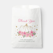 Little Pumpkin Girl Baby shower Bedankt Bedankzakje (Voorkant)