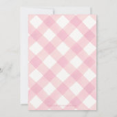 Little Pumpkin Girl Baby shower Bingo Kaart (Achterkant)