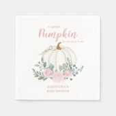 Little Pumpkin Girl Baby shower Servet (Voorkant)
