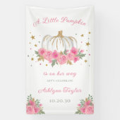 Little Pumpkin Girl Baby shower Spandoek (Verticaal)