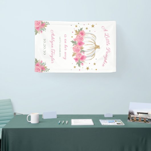 Little Pumpkin Girl Baby shower Spandoek (Beurs)