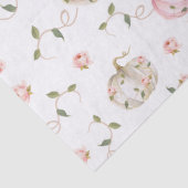 Little Pumpkin Girl Baby shower Tissuepapier (Detail)