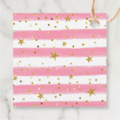 Little Pumpkin Girl Baby Sprinkle Dank u Bedankjes Labels (Achterkant)