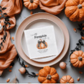 Little Pumpkin Girl Black Bow Servet