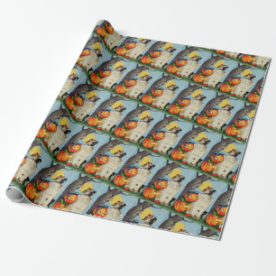 Little Pumpkin Girl en Friends Cadeaupapier