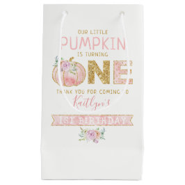 Little Pumpkin Girls 1ste verjaardag Klein Cadeauzakje