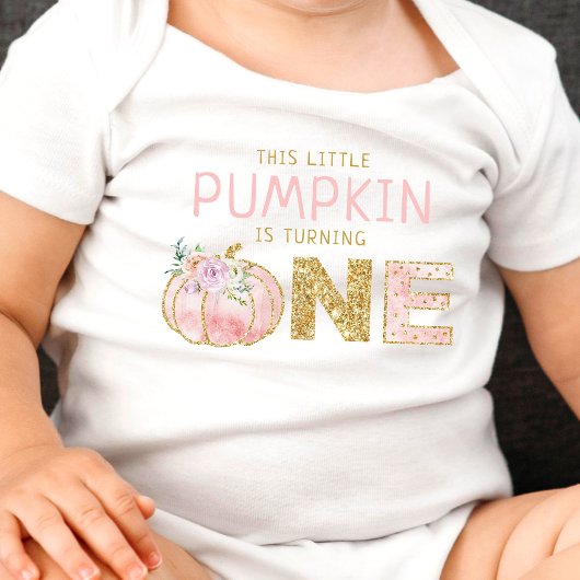 Little Pumpkin Girls 1ste verjaardag Romper