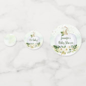 Little Pumpkin Greenery Gold Baby shower Confetti (Voorkanten)