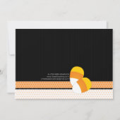 Little Pumpkin Halloween Baby Shower Invitations Kaart (Achterkant)