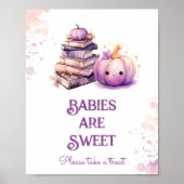 Little Pumpkin Halloween Baby's zijn zoet Poster (Voorkant)