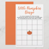 Little Pumpkin Herfst Autumn Baby shower Bingo Kaa (Voorkant / Achterkant)