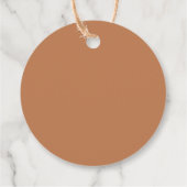 Little Pumpkin Herfst Baby shower Bedankt Bedankjes Labels (Achterkant)