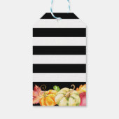 Little Pumpkin Herfst Baby shower Bedankt Cadeaulabel (Achterkant)