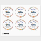 Little Pumpkin Herfst Baby shower Dank u Stickers (Vel)
