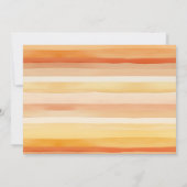 Little Pumpkin Herfst Baby shower Foto Bedankkaart (Achterkant)