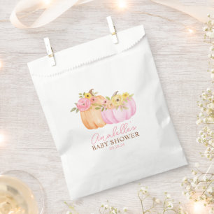 Little Pumpkin Herfst Baby shower gepersonaliseerd Bedankzakje