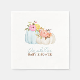 Little Pumpkin Herfst Baby shower gepersonaliseerd Servet