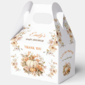 Little Pumpkin Herfst Baby shower Grote Tafel Bedankdoosjes (Voorkant)