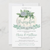 Little Pumpkin Herfst Baby shower Invitation Kaart