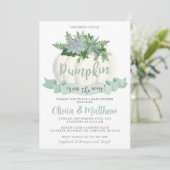 Little Pumpkin Herfst Baby shower Invitation Kaart
