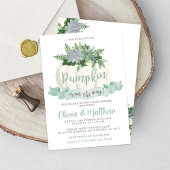 Little Pumpkin Herfst Baby shower Invitation Kaart