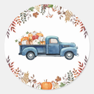 Little Pumpkin Herfst Baby shower Label Stickers