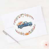 Little Pumpkin Herfst Baby shower Label Stickers (Envelop)