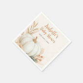 Little Pumpkin Herfst Baby shower Tafel Decor Servet (Hoek)