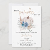 Little Pumpkin | Herfst Baby Sprinkle Kaart (Voorkant)