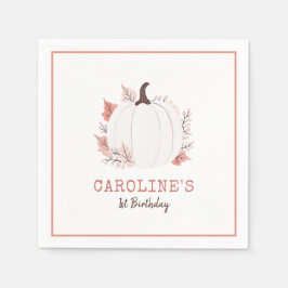 Little Pumpkin Herfst Birthday Servet
