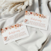 Little Pumpkin Herfst Bloemen Boeken voor Baby Informatiekaartje