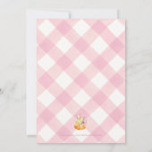 Little Pumpkin Herfst Bloemendouche Baby Bingo Kaa Kaart (Achterkant)