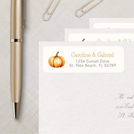 Little Pumpkin Herfst Douche Verjaardag Etiket