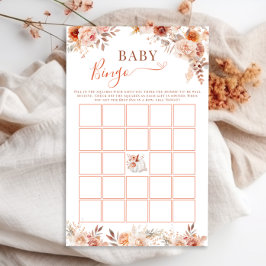 Little Pumpkin Herfst Floral Baby Bingo spel