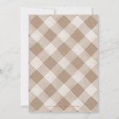 Little PUMPKIN Herfst Floral Birthday Party Invita Kaart (Achterkant)