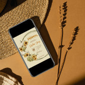 Little Pumpkin Herfst Flower Waterverf Baby shower Kaart