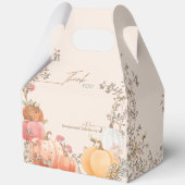 Little Pumpkin Herfst herfst Baby shower dank u Bedankdoosjes (Achterkant)